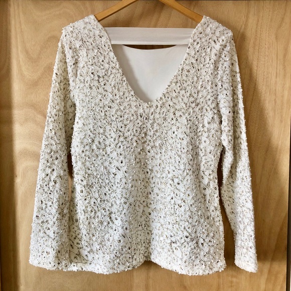 Jennifer Lopez Metallic Sweater - Picture 3 of 5